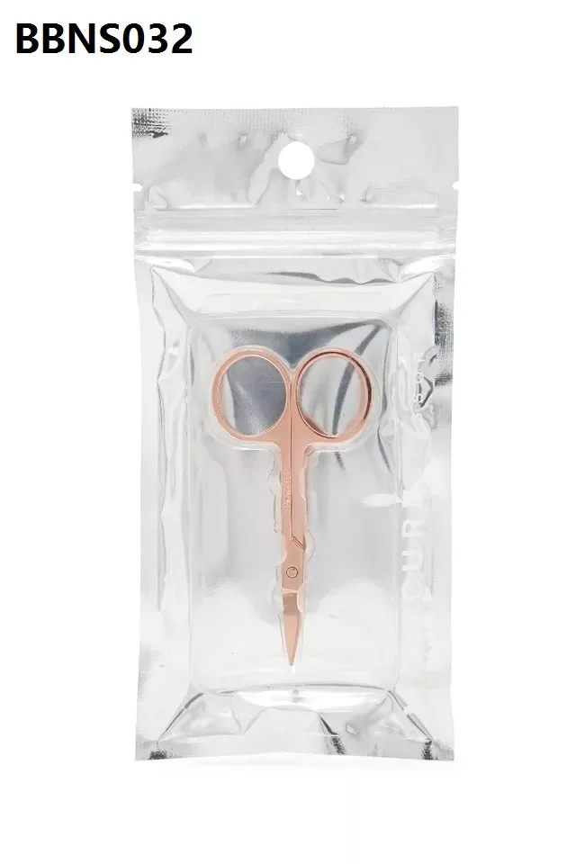 Germany Curved Beauty Trim Scissors for Facial Hair,Manicure Nail Cuticle,Mustache,Eyebrow,Eyelash Extensions,Nose,Ear,Dry Skin