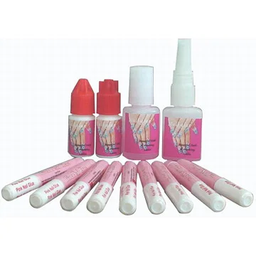
Pink nail glue with good quality for manicure l decoration 