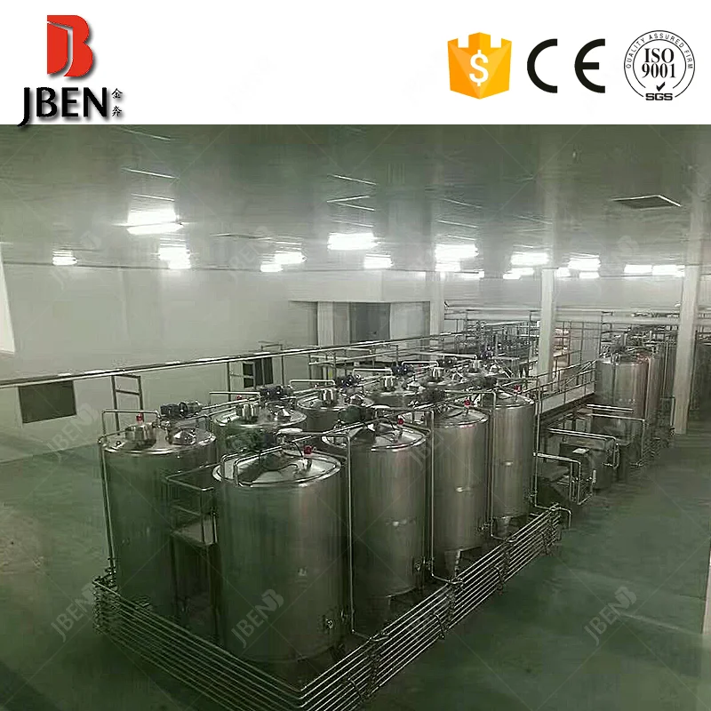 
Milk Drink Making Machine With Whole Process For Pasteurized UHT Milk 