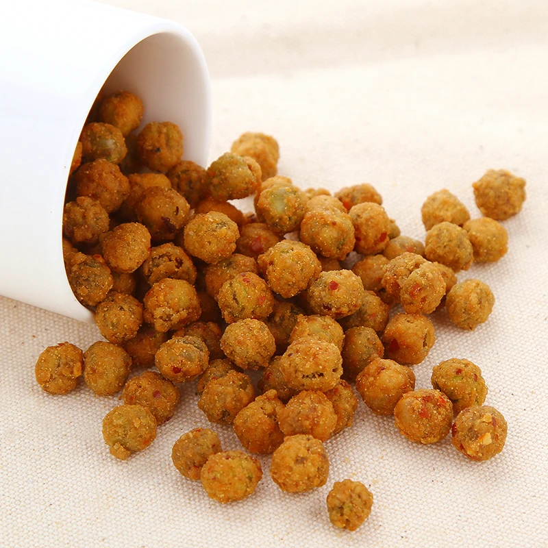 
Chinese High Quality 300g Crispy Coated Spicy Green Peas For Sale 
