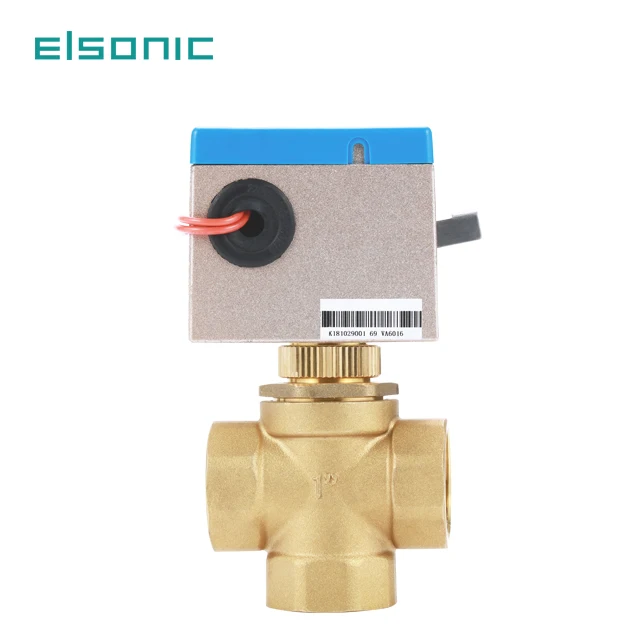 hvac for 3-way electric wireless remote control  brass 24v fan coil unit  motorized zone valve