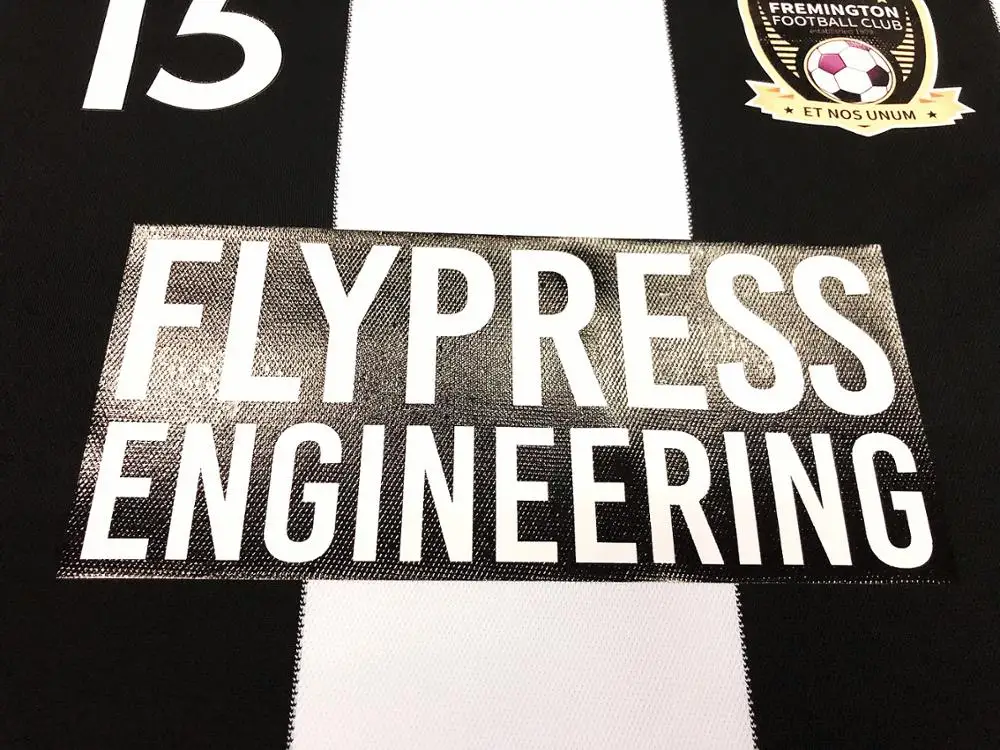 Customized hot teams black and white soccer jersey cheap men player football shirt