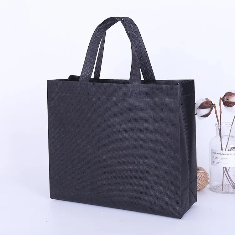 Manufacture machine made customize size non woven lamination ecological bag shopping ladies handbag enviroment bag