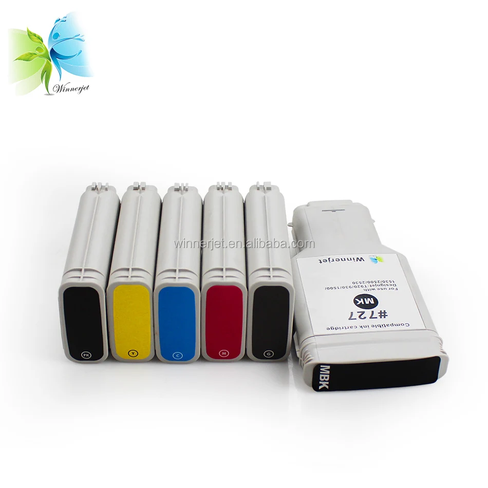 For Hp727# Compatible Ink Cartridge for Hp Designjet T920/930/1500/1530/2500/2530 for Hp 727# Ink Cartridge