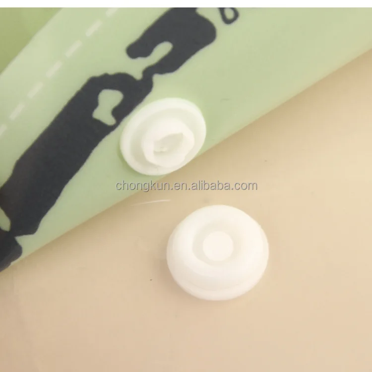 
Hot Selling Office School Stationary A4 PP envelope file my clear bag with botton snap file folder 