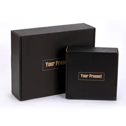 Folding corrugated packaging custom carton mail box