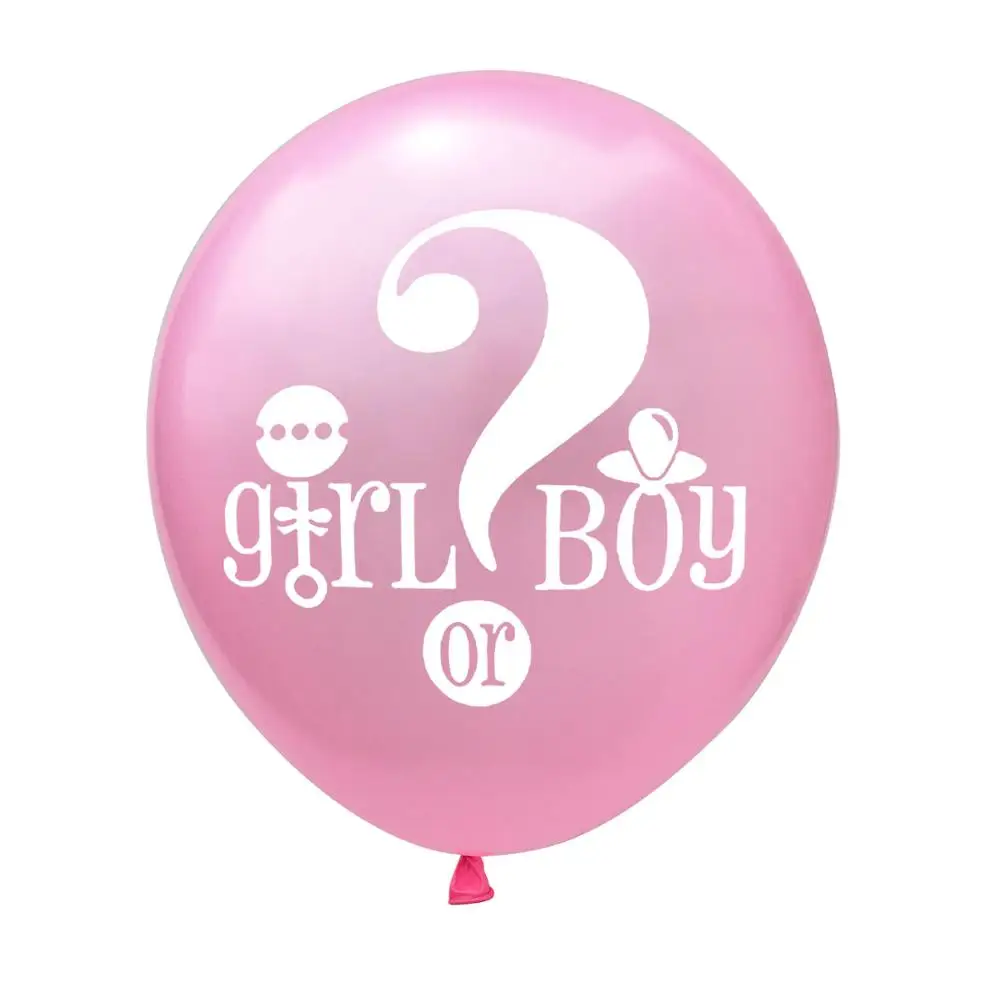 12 Inch Blue/Pink Baby Shower Party Decorations Supplies Gender Reveal Balloons