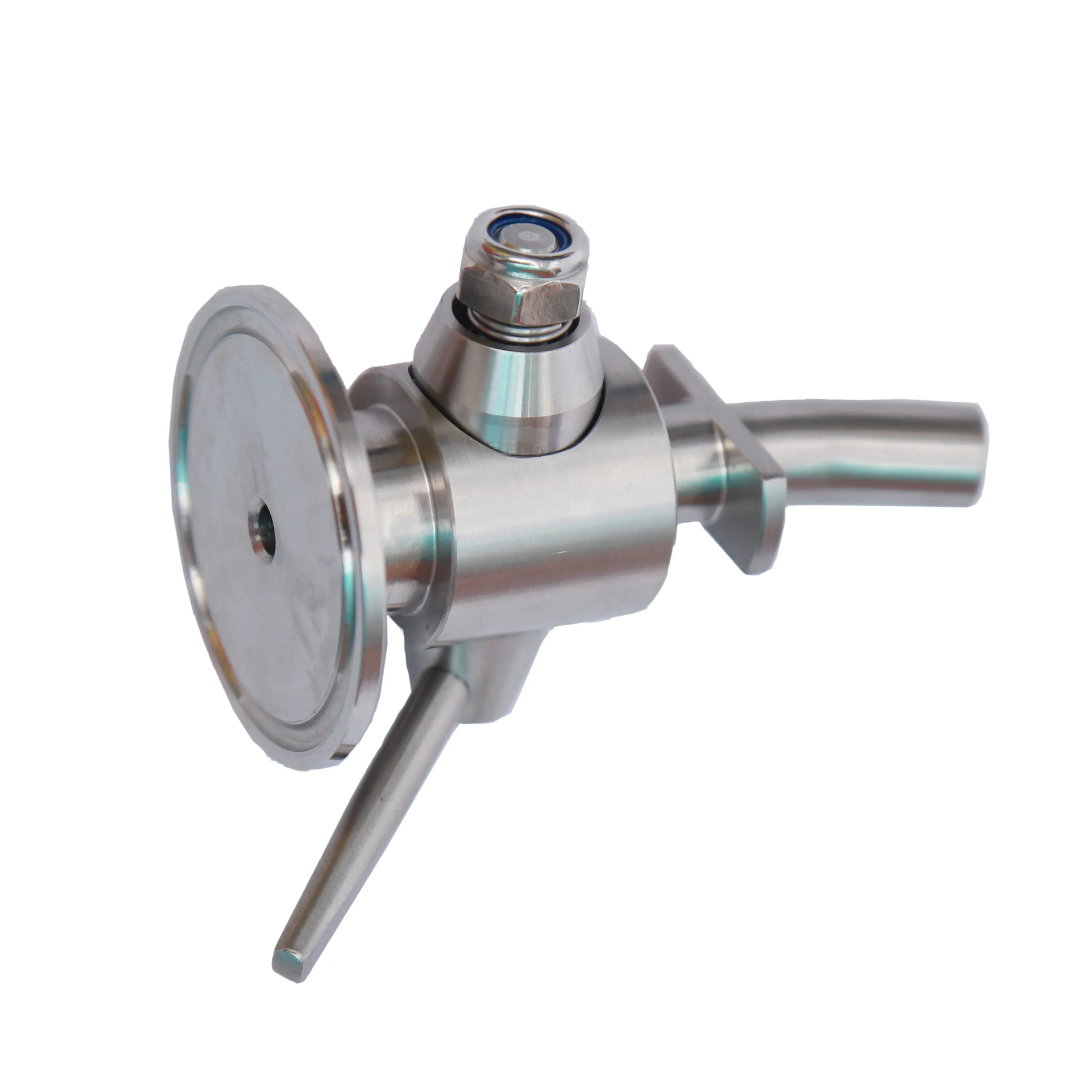 Sanitary grade SS304   stainless steel sampling valve