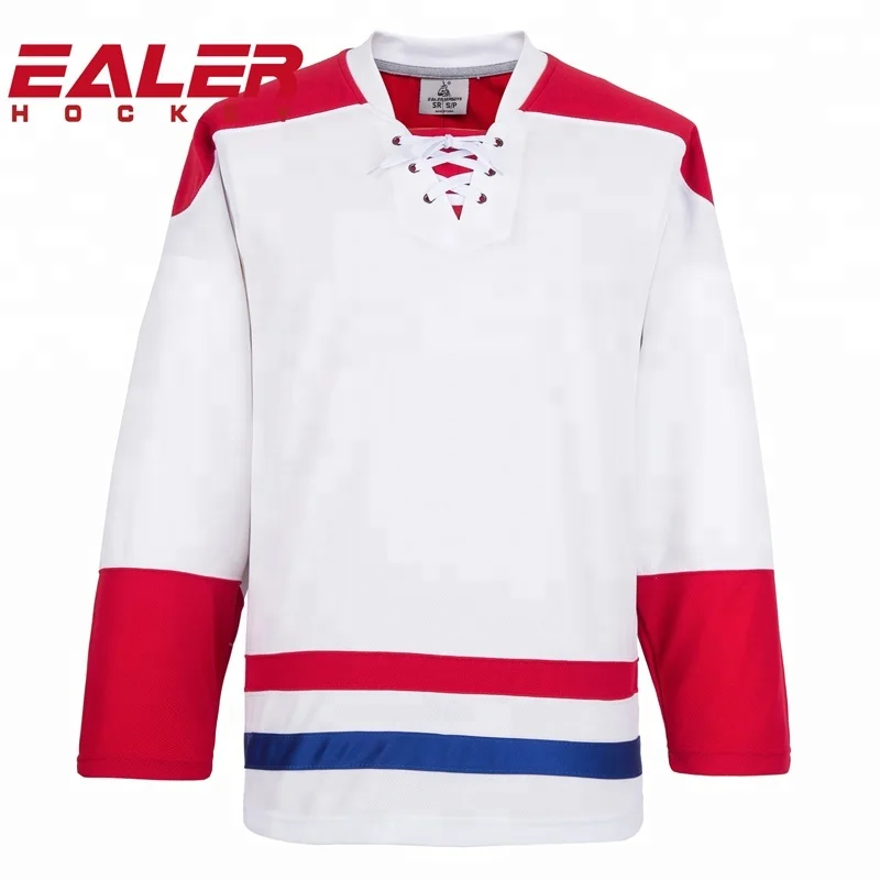New Design Custom Made Lace Up Hockey Jersey Practice Ice Hockey Jerseys