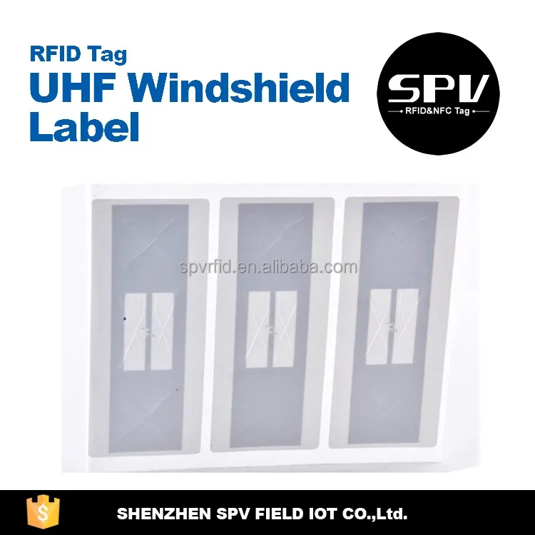 UHF RFID Лобового Стекла Тегов для Управления Транспортными Средствами