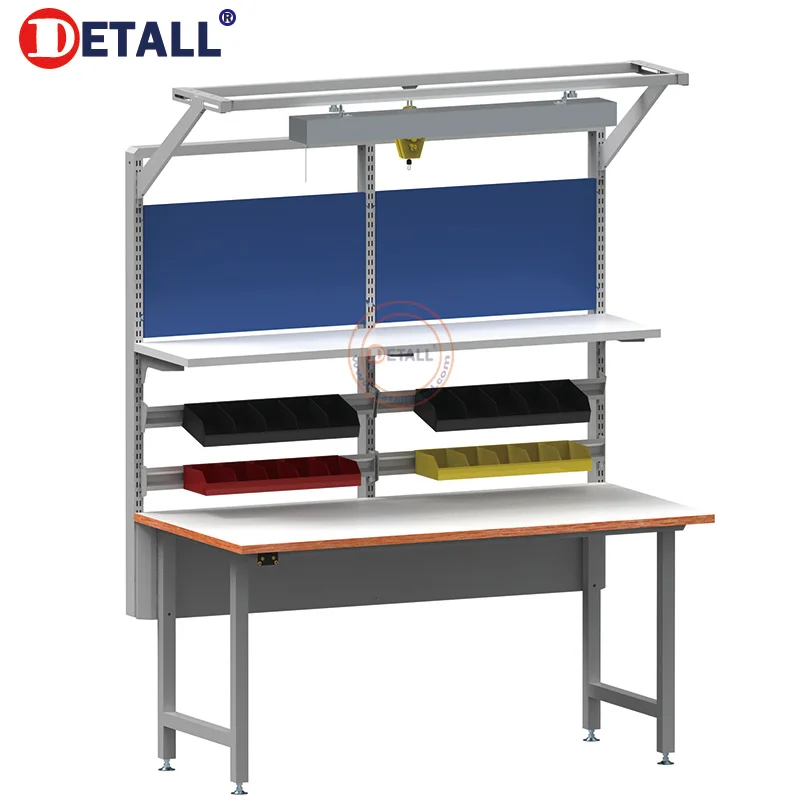 Promotion Custom Size Portable Medium Duty ESD Stainless Steel Workbench