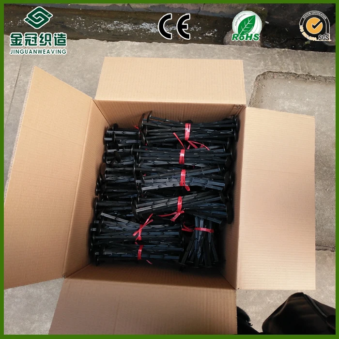plastic garden nails, ground cover pegs,mulch pegs for fixing weed mat