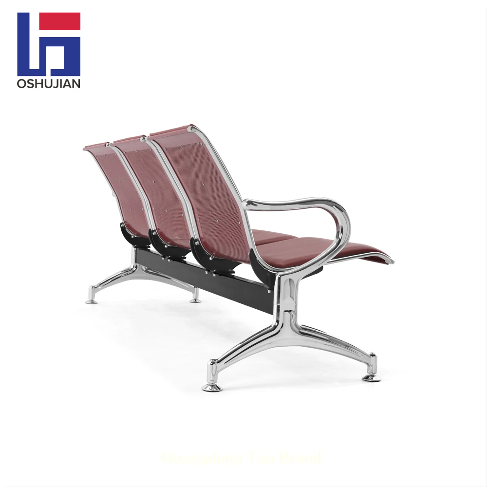 Больница аэропорта клиника металлические стальные 4-seater с Полиуретановая подушка для сидения gang сиденье стул для общественного места