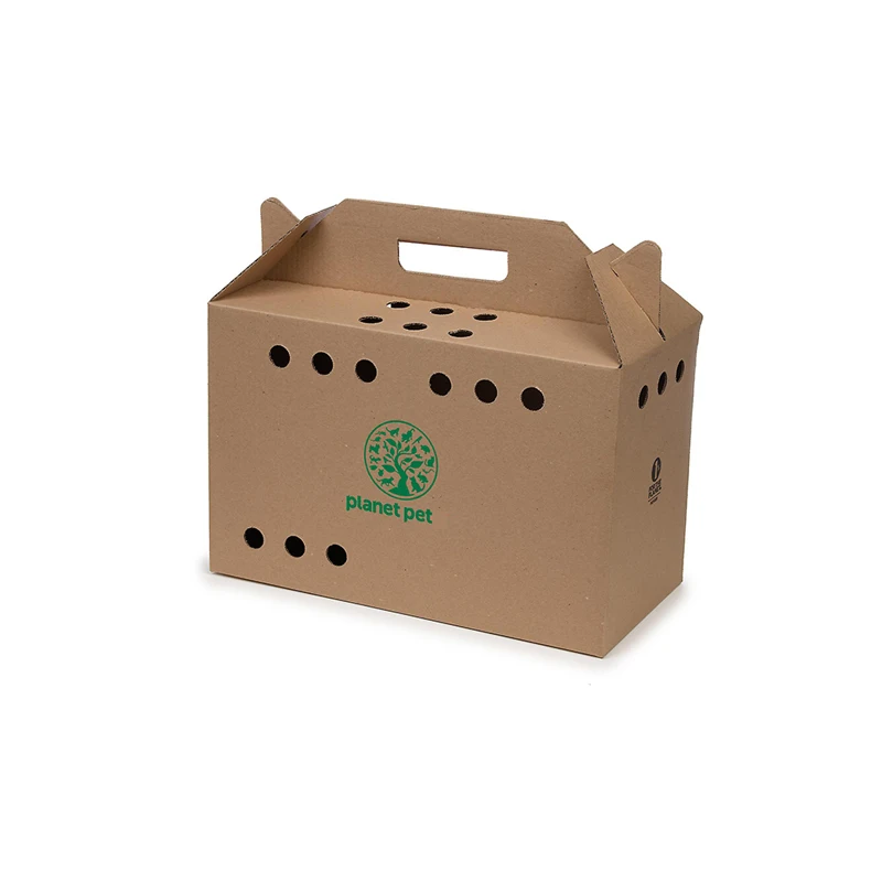 High quality pet packaging box pet carrier cardboard box