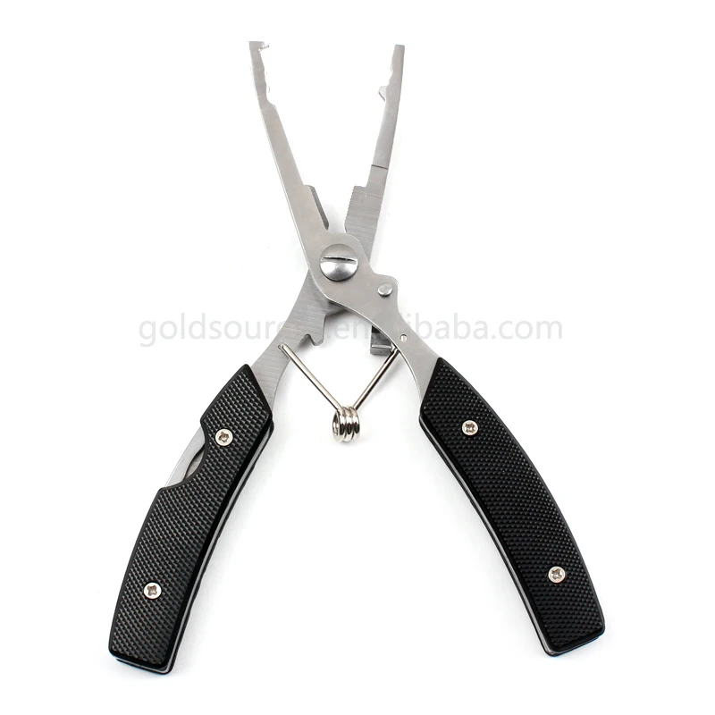 High Quality Messy Flower Aluminum Handle Fishing Pliers Stainless Steel Fishing Hook Remover Line Cutter