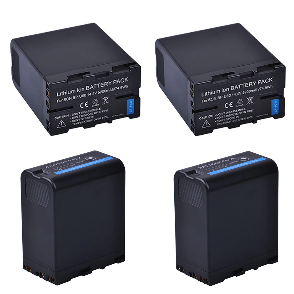 Replacement Li-Ion Type DV Battery BP-U60 for Sony digital camera PMW EX1 EX3 EX1R