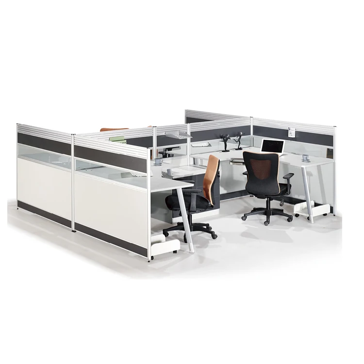 
office building material partition wall panels modular call center screen partition workstation 