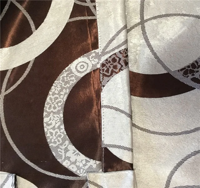 100% polyester fabric turkish  cationic jacquard curtain fabric made in China