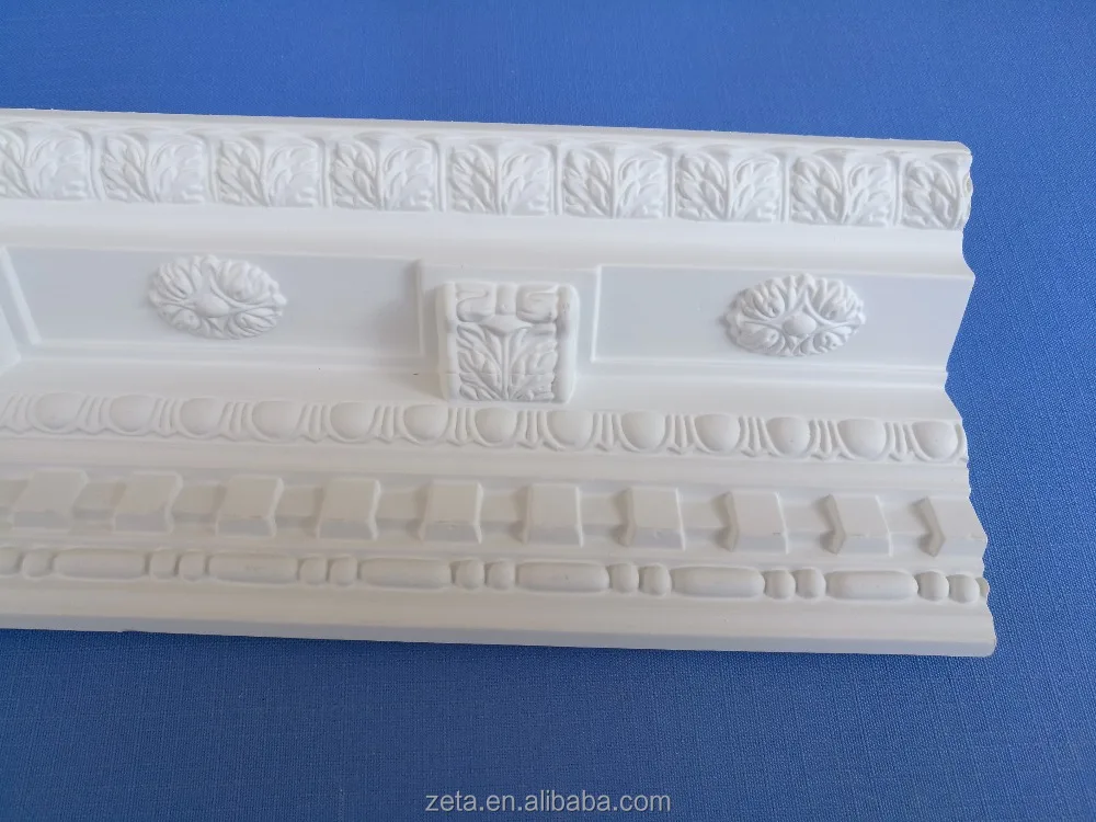 Classic design  PU Polyurethane rigid foam cornice moulding for interior decoration