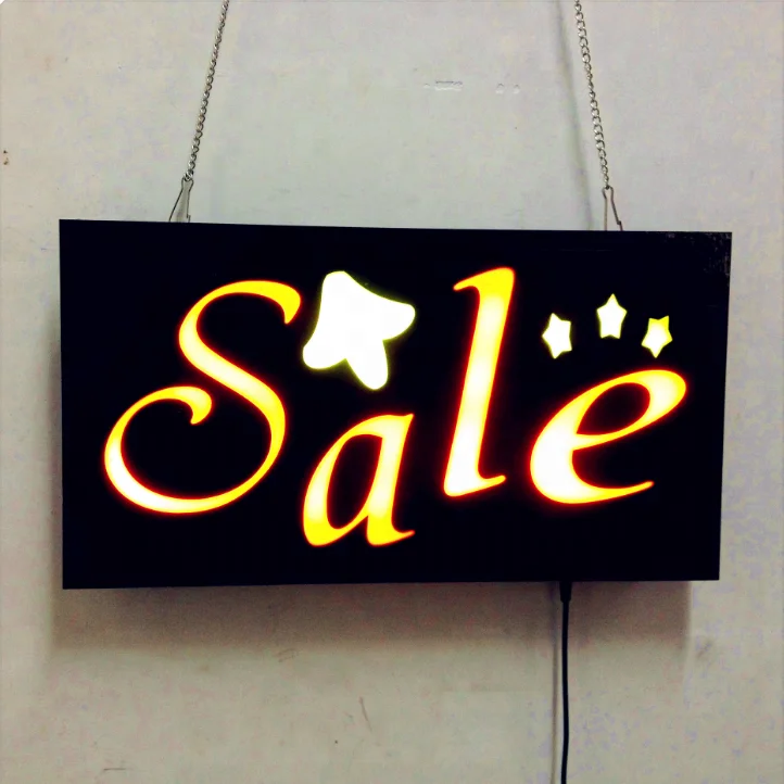 
Flashing Animated Business Motion Light Sign LED Open Neon Resin Sign 