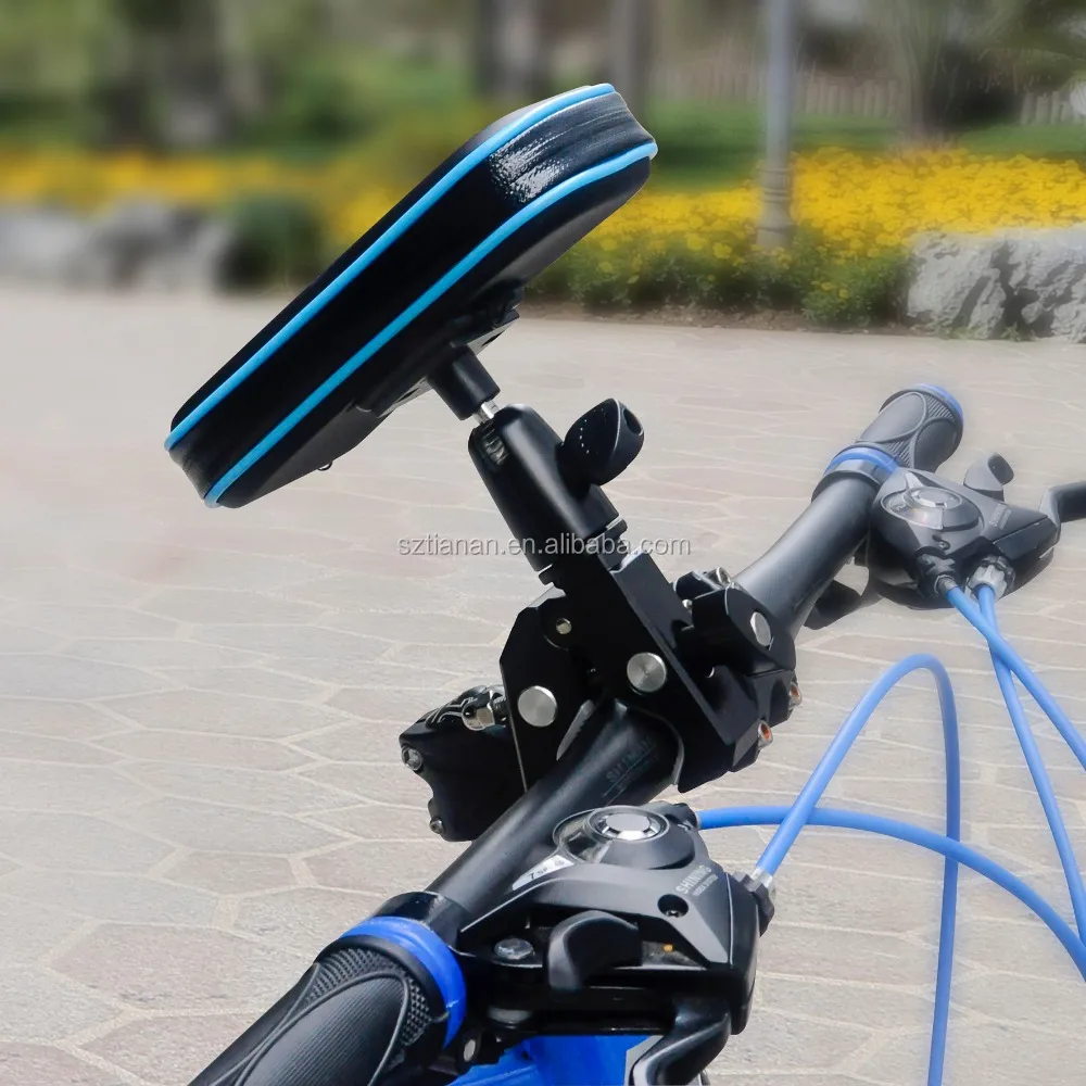 Anti-shock & non-vibration practical waterproof case bike phone mount