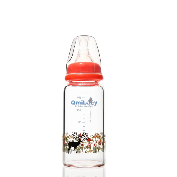 
Wholesale Standard-cablier glass baby feeding bottle milk bottles 