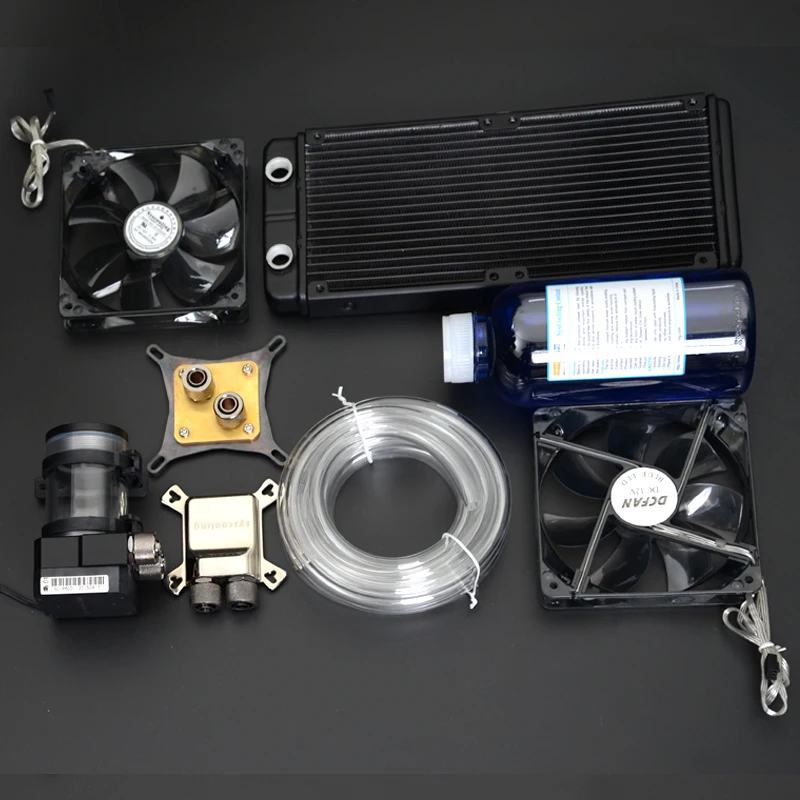 Syscooling new water block kit CPU GPU water cooling block liquid cooling kit