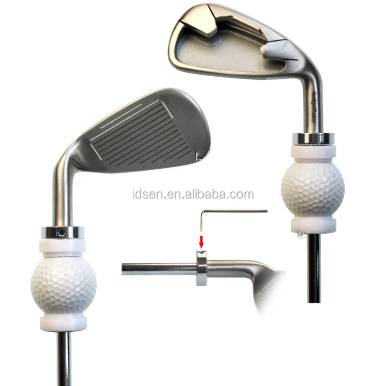 China manufacture 7# iron Adjustable Golf Swing Trainer Stick happen sound as impact timing swing Warm up Practice Club