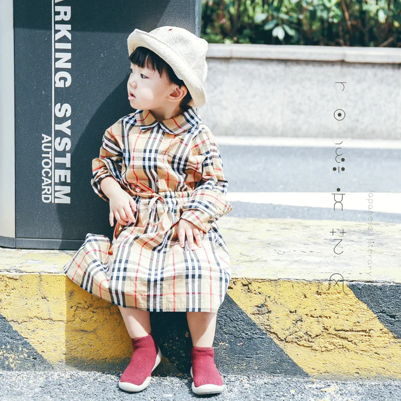 Baby toddler stretch knit sneakers kids slippers unisex  antislip baby socks shoes