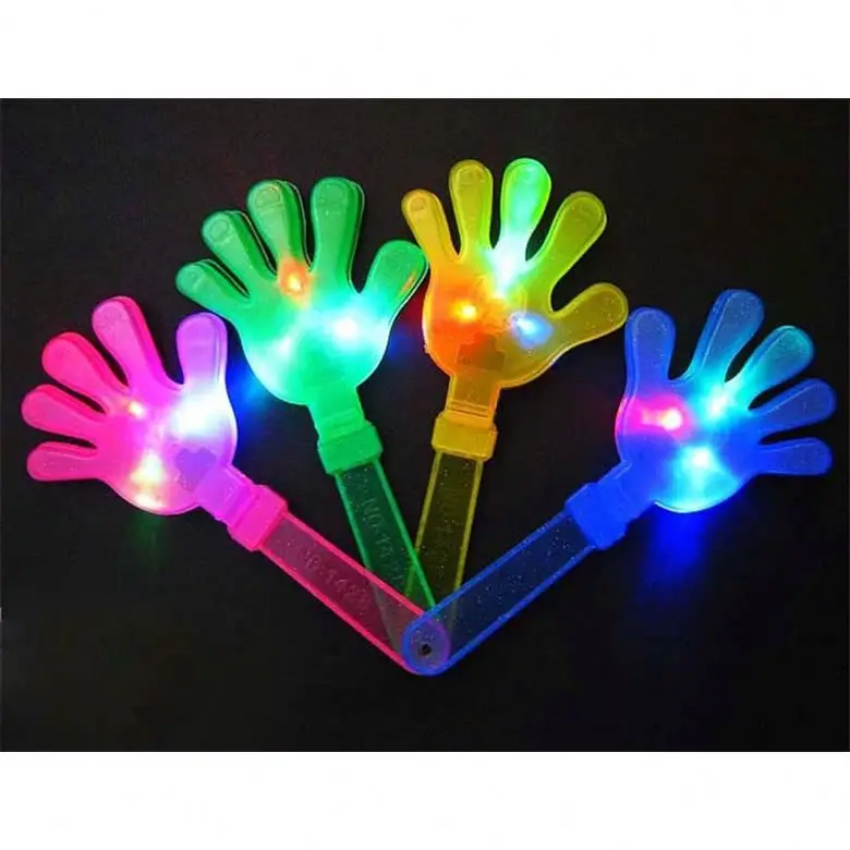 ZH2008 Promotional Led Flashing hand clapper with light noise makers