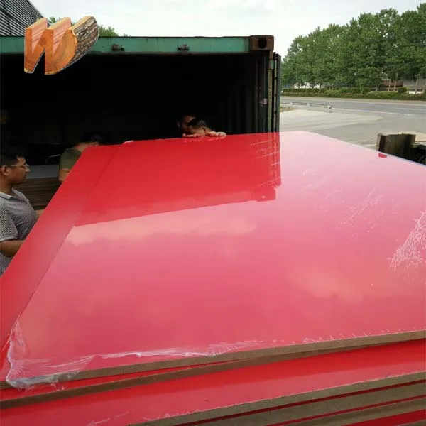 1220*2440mm waterproof colors melamine paper laminated plywood mdf board