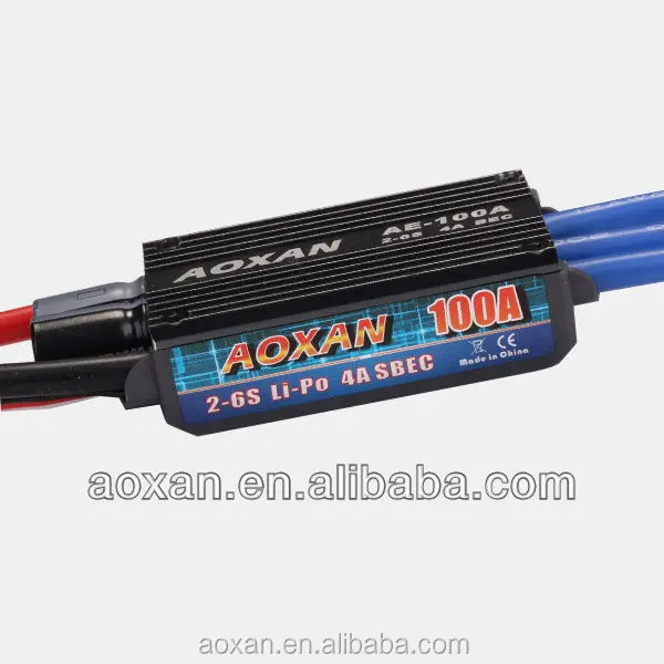 Hot Style Ac Electric Motor Speed Control Rc Hobby Brushless Motors Esc 100a Airplane Esc For Rc Model