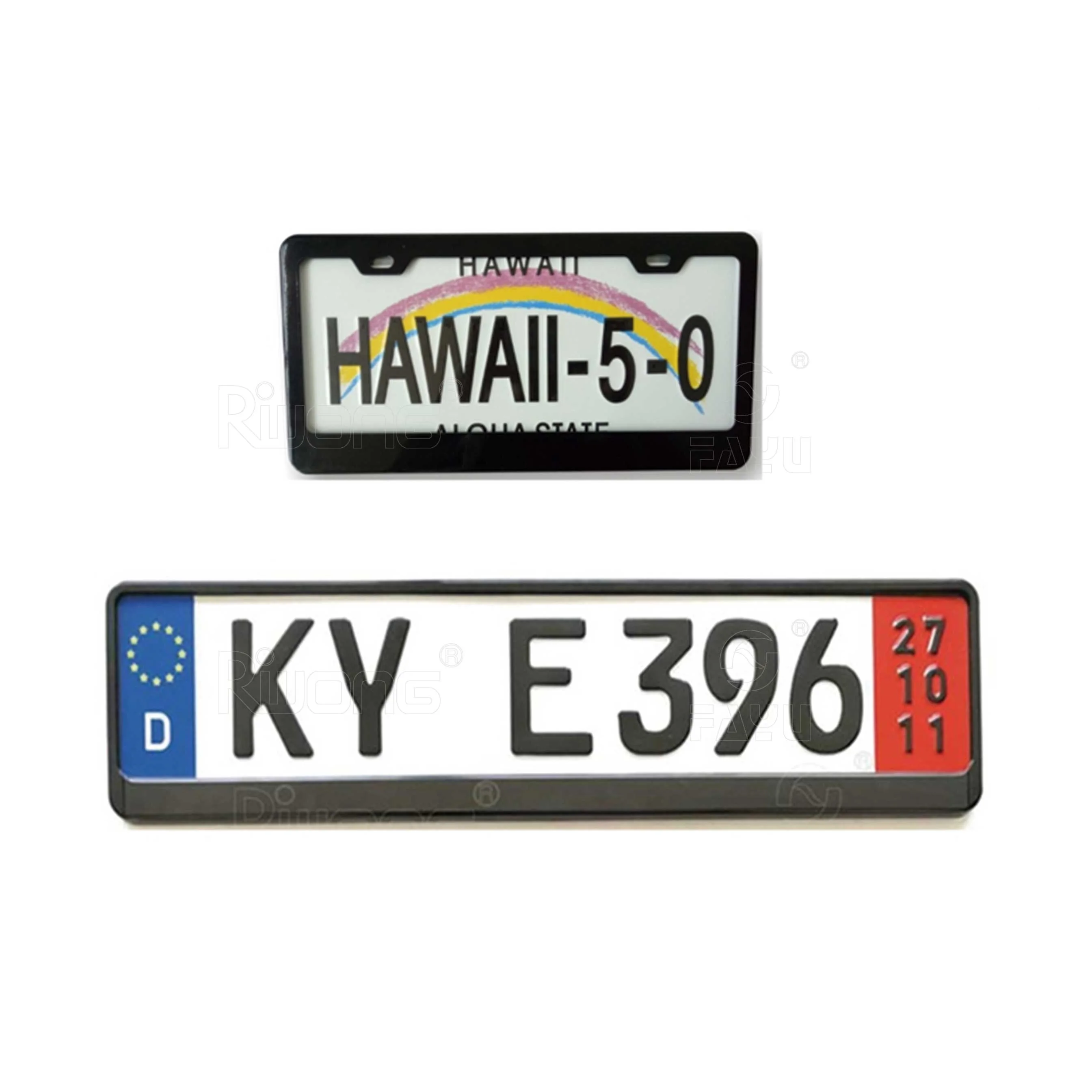 Зеркальная рамка для номерного знака из нержавеющей стали