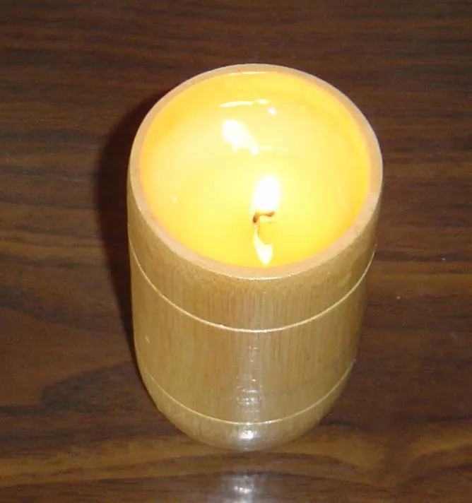 Bamboo Massage Candle