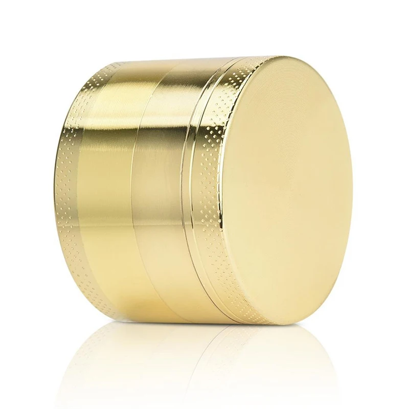 Custom Logo Tobacco Herb Dry Spice Zinc Alloy Aluminum Herb Grinder