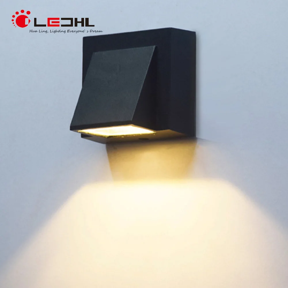 IP65 waterproof led wall light square wall lighting fixture wall mounted led light