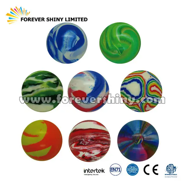 Bulk Solid Candy Gift Novelty Candy Crane Small Capsules Toys Rubber Art 28mm Bouncing Balls for Vending Machines
