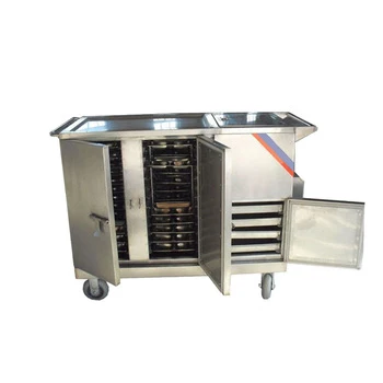 2018 THR-FC001 больницы нержавеющей стали электрическая тележка для еды из передвижная тележка