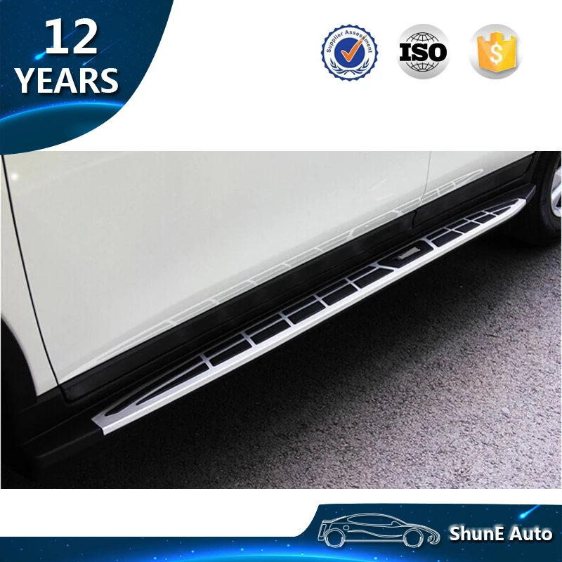 Aluminum Alloy X trail Side Step For X-Trail 2014-2017 2018 Running board Foot Step bar with side Skirt Auto accessories