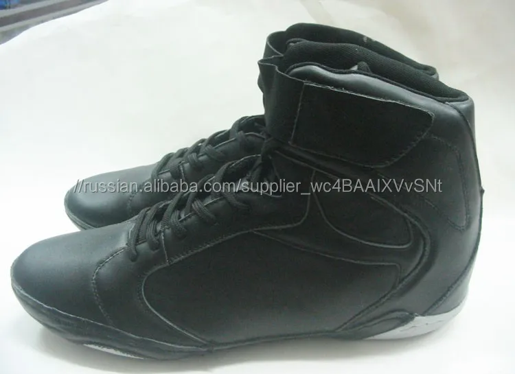Подлинная быка кожи борьба обувь раскол подошвой завод в Китае черный цвет солдат герой спортивной обуви