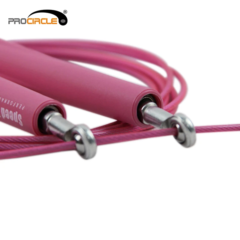 Регулируемая Спортивная Скакалка для фитнеса со специальным рисунком и ручкой