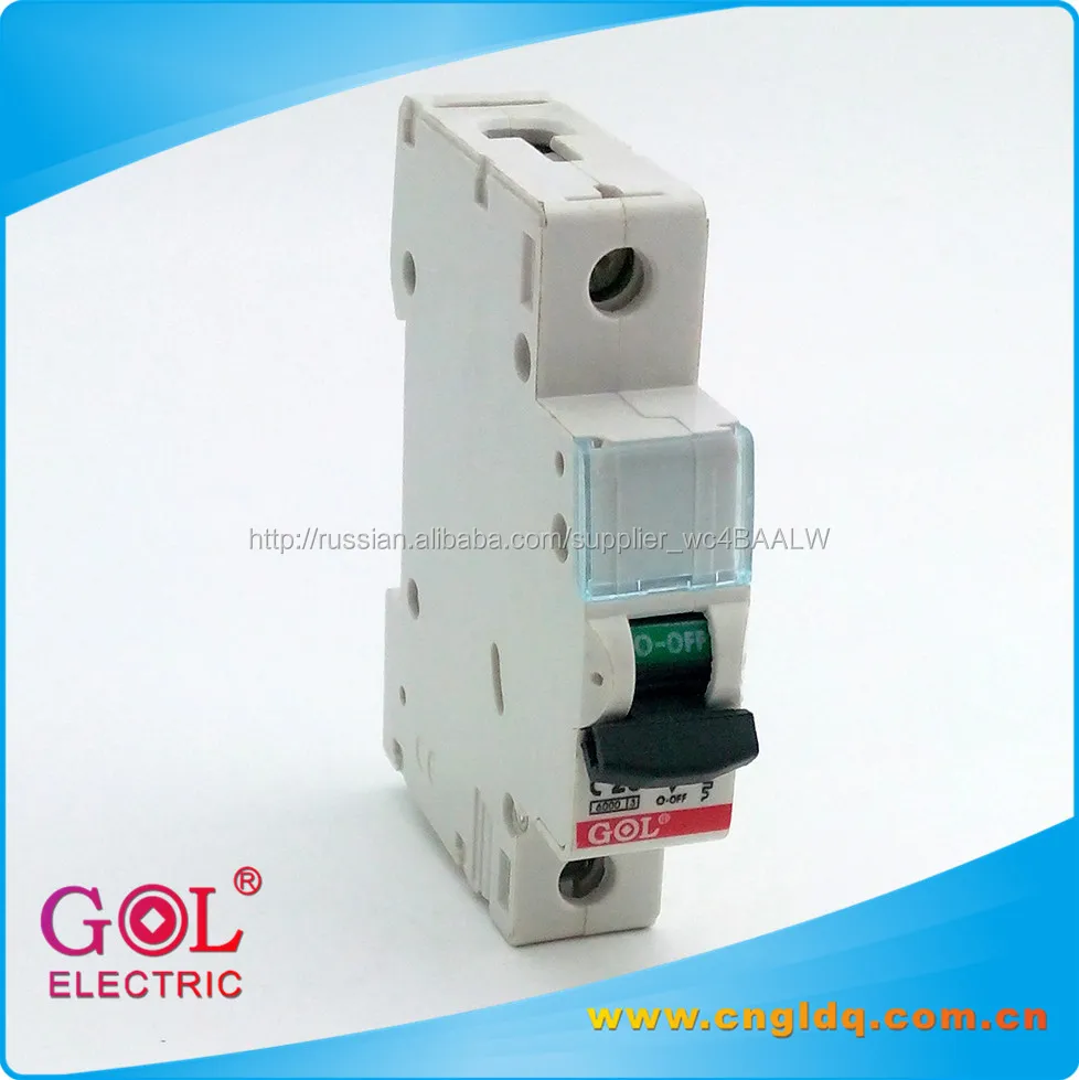 1 P Minature выключатель GA66 mcb выключатель
