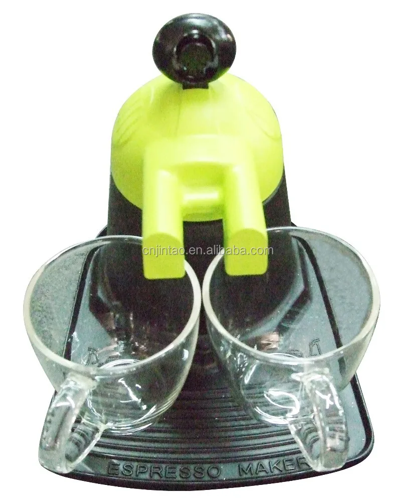 Mini lovely gas coffee brewer with two ceramic or glass cups coffee machine