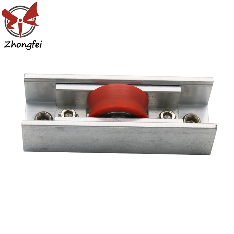 Hot sale aluminium housing nylon pulley roller wheels sliding door and window roller