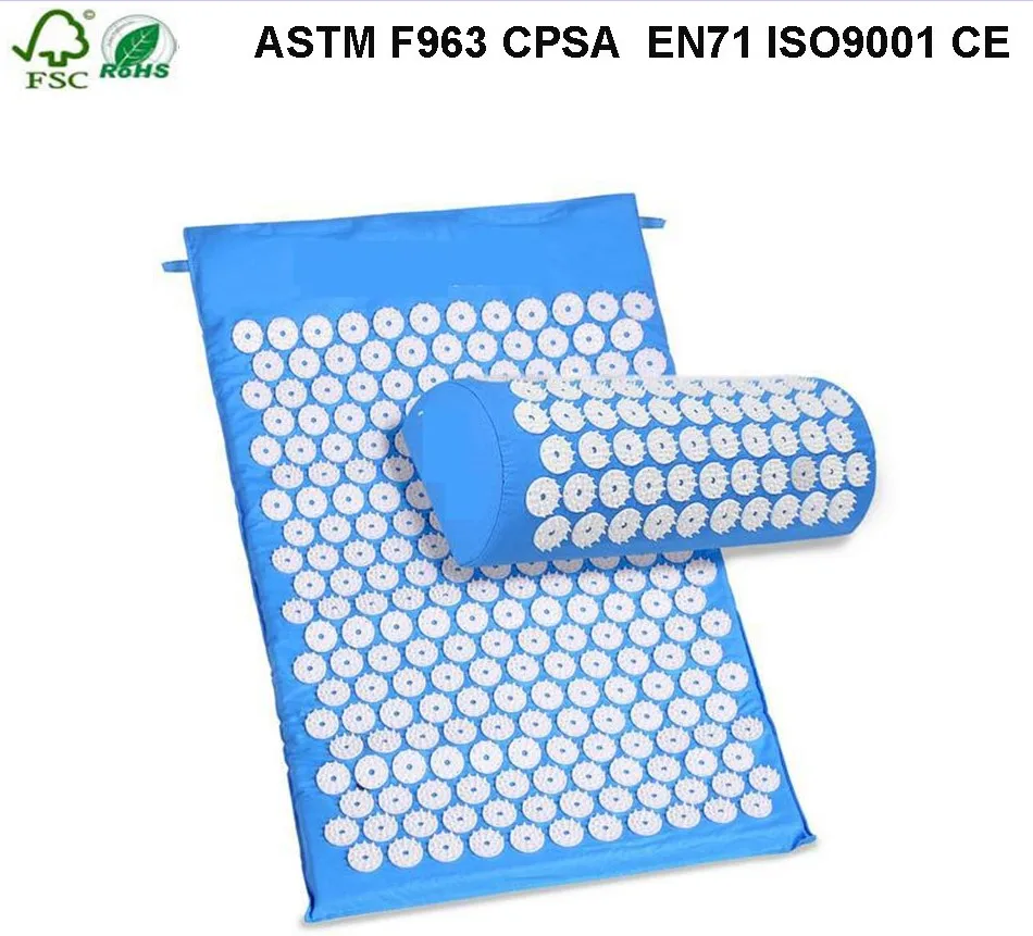  Тела Набор массажных ковриков для боли в спине и шее accupressure коврик