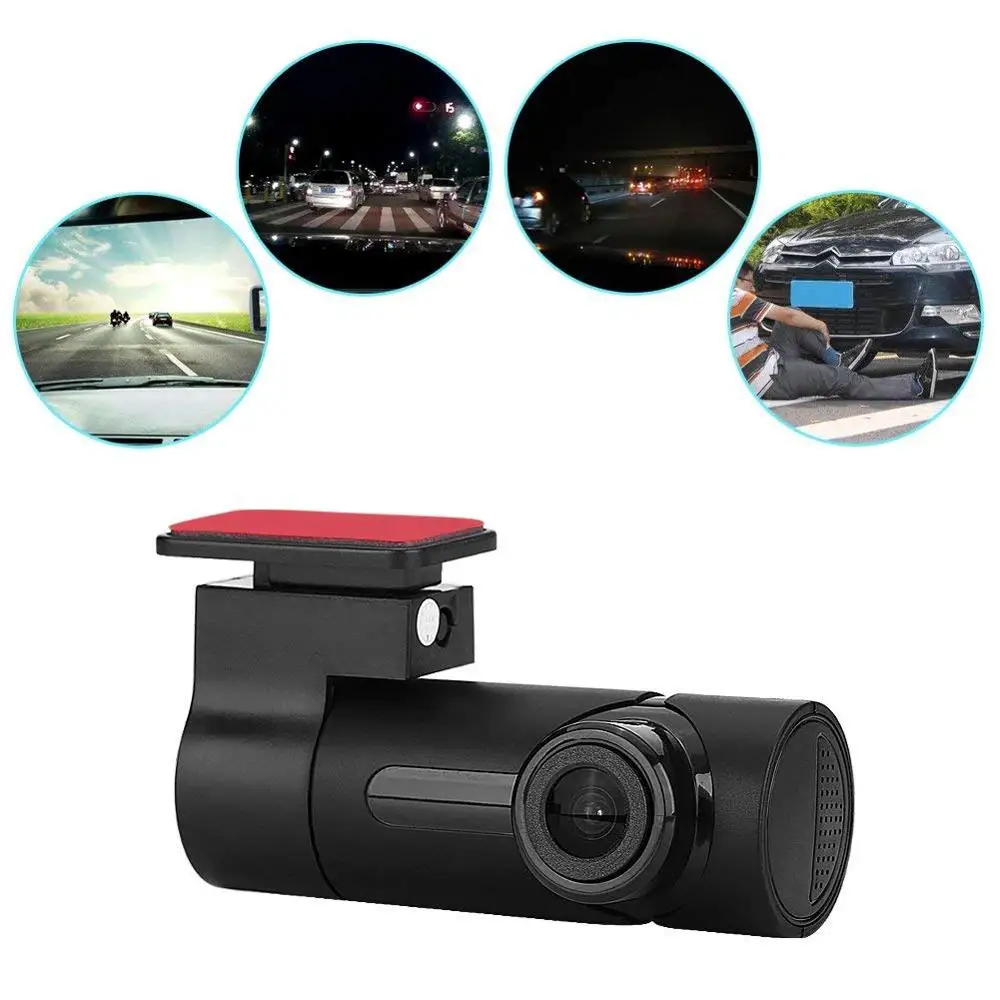 Mini WiFi Car DVR Dash Cam 140 Wide Angle Night Vision Car DVRS Wireless Smart Car Camera 360 Degree Rotatable Recorder