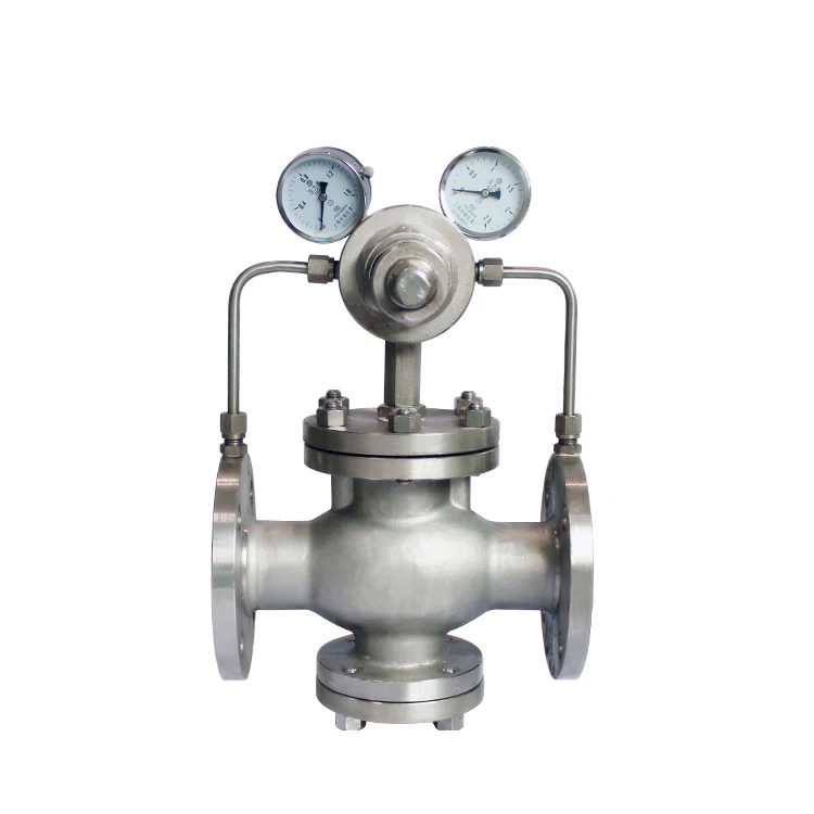 
Flange Steam Water Pressure Regulator Valve With Gauge 