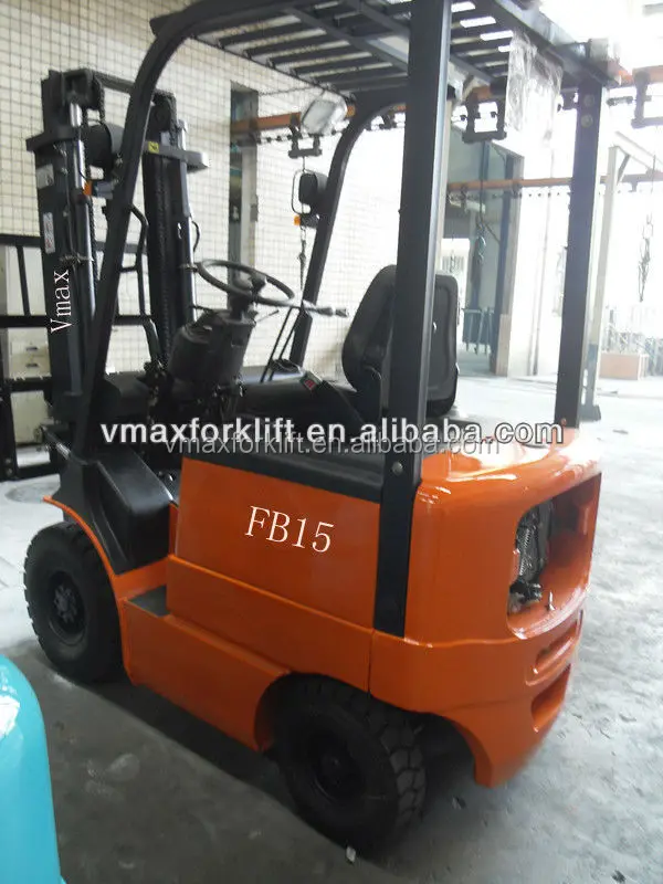 1.5T narrow aisle 4 Wheel battery Forklift truck