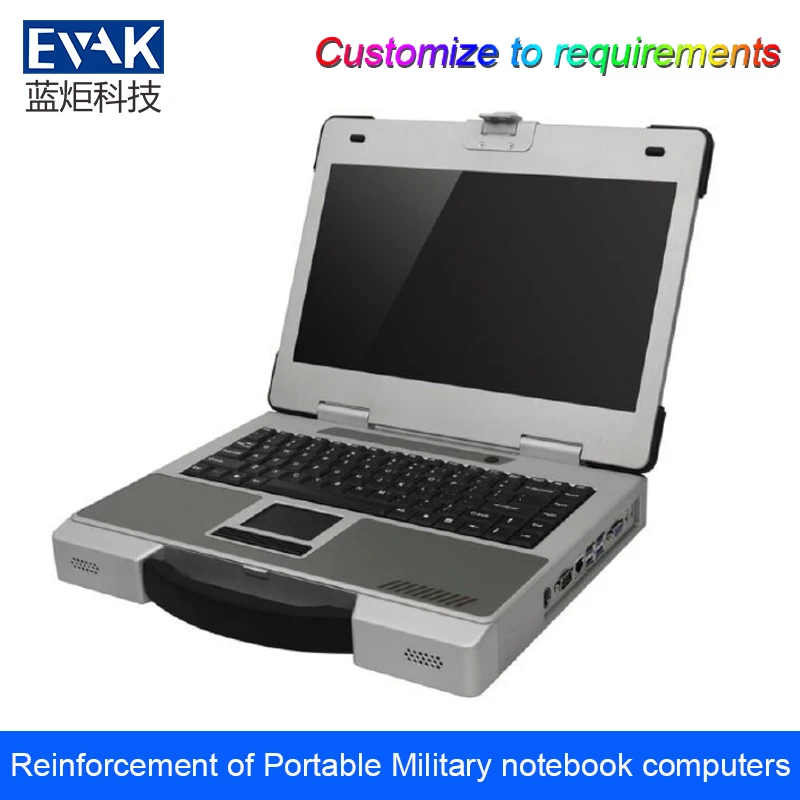 14 inch IPC I5  Lan 4USB Audio VGA port 1XRS232 or RS485 With Portable Industrial Rugged Computer