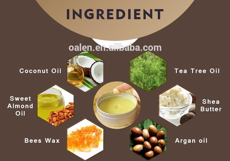 Private Label And Stock Supply Beard Wax Balm In Hair Styling Products